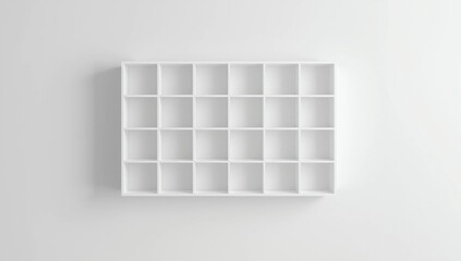 Empty bookshelf