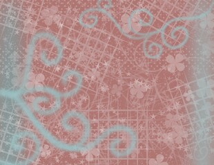 Flowers, Swirls, and Hatch Marks. 