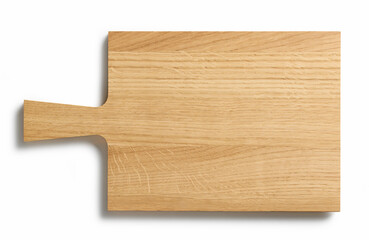 new empty wooden cutting board