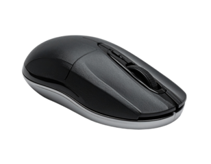 Modern computer mouse isolated on transparent background for design