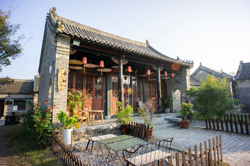 The ancient buildings of the Chen Family Courtyard in the ancient city of Shangqiu, Henan Province, China