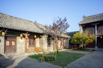 The ancient buildings of the Chen Family Courtyard in the ancient city of Shangqiu, Henan Province, China