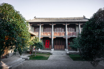 The ancient buildings of the Chen Family Courtyard in the ancient city of Shangqiu, Henan Province, China