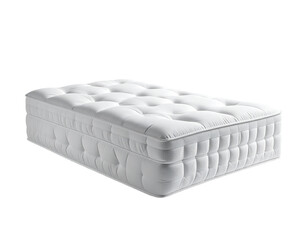 White rectangular object with button details on a transparent background