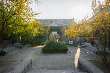 The ancient buildings of the Chen Family Courtyard in the ancient city of Shangqiu, Henan Province, China