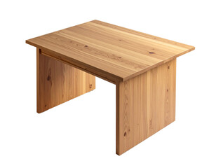 Wooden stool illustration with transparent background for design and decoration