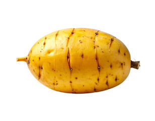 Yellow gooseberry isolated on transparent background for food design