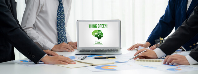 Green business transformation for brisk corporate business to thank green marketing strategy
