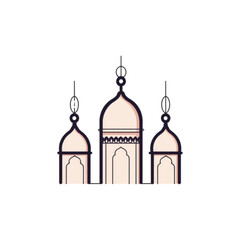 Obraz premium mosque lanterns