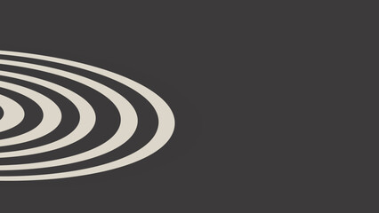 Minimalist Abstract Spiral Pattern