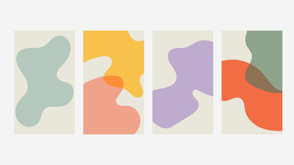 Abstract Colorful Geometric Shapes