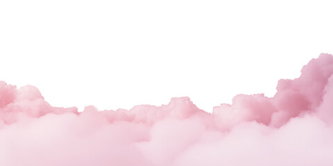 Soft pink fluffy clouds for creative design