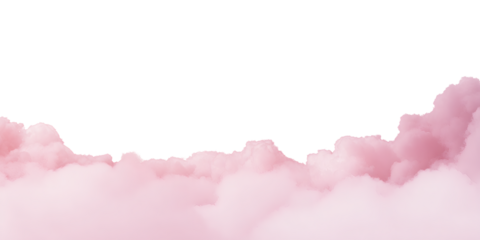 Soft pink fluffy clouds for creative design