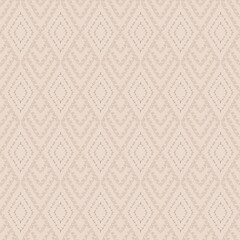 Seamless vintage floral damask pattern in brown with ornamental flowers and classic Victorian style for wallpaper fabric and decorative design