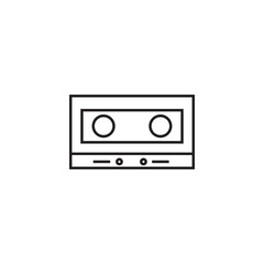 Obraz premium cassette icon