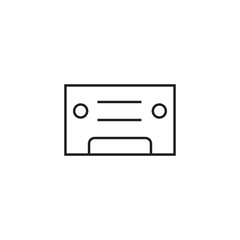 Obraz premium cassette icon