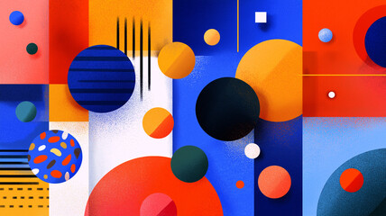 Obraz premium コンセプトイラスト 抽象デザイン プレゼン資料 映像テンプレート用 グラフィック背景素材 ビジネス利用向け抽象イラスト 現代的構成 イメージ背景 コンテンツ制作に最適