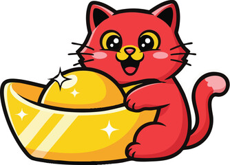 Yellow and orange abstract geometric shapes with white star