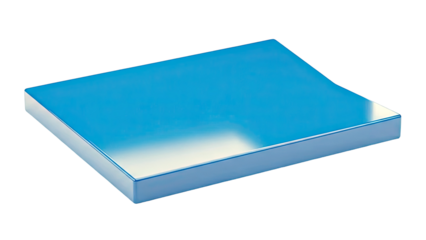 Glossy Blue Square Slab