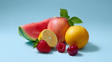 Clear fruit image, photo , generation AI 