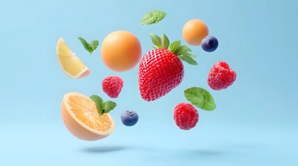 Clear fruit image, photo , generation AI 