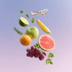 Clear fruit image, photo , generation AI 