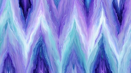 Abstract pattern in vibrant purples and blues with wavy textures.