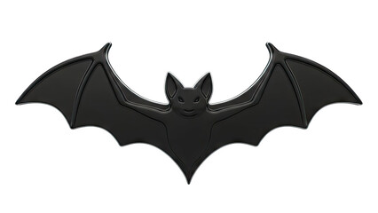 Shiny Black Bat Silhouette