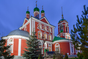 Stunning twilight view of the vibrant church in Pereslavl-Zalessky