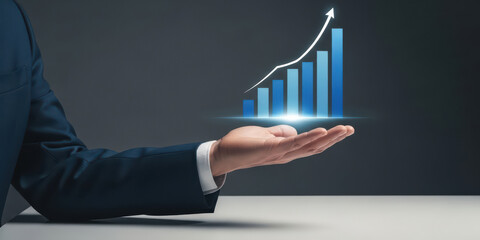 Business businessman growth grow investment analysis financial economic opportunity marketing profit solution professional achievement diagram increase leadership industry efficiency statistic