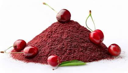 Isolated Fresh Ground Cherry With A White Background