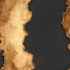 Luxury golden edges on dark textured background for elegant design