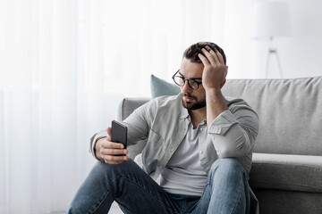 Relationship problems, facial expressions, bad news and messages, negative, stress and sad. Unhappy...