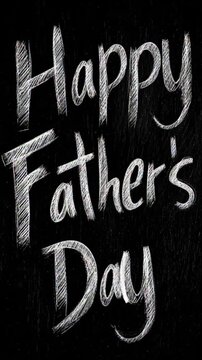 Happy Father&rsquo;s Day Typography Concept Creative Lettering, Modern Calligraphy, Festive Text Design, Greeting Card Idea, Holiday Celebration, Stylish Typography, Digital Illustration vertical