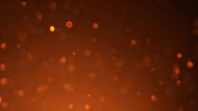 Dark Cinematic Fire Sparks Background with Warm Glowing Embers