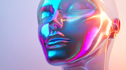 Future Art Style Beauty Mask