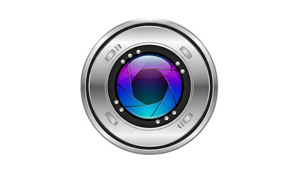 Camera lens with prismatic effect