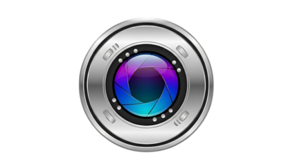 Camera lens with prismatic effect