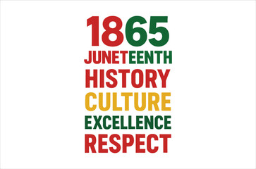 Juneteenth celebration honoring history culture excellence and respect since 1865