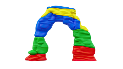 Colorful Archway Toy Structure