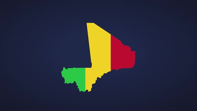Animated Mali map emphasizes colorful heritage and lively festivities