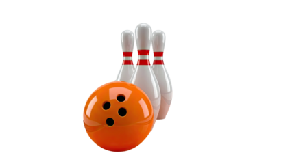Bowling Ball and Pins
