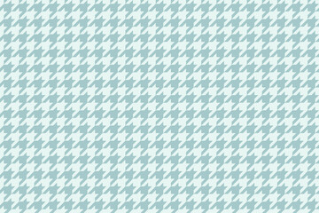 Elegant light blue and white houndstooth pattern.  Perfect for textile design, website backgrounds, or fashion projects. This classic and versatile design offers a sophisticated touch to any project.