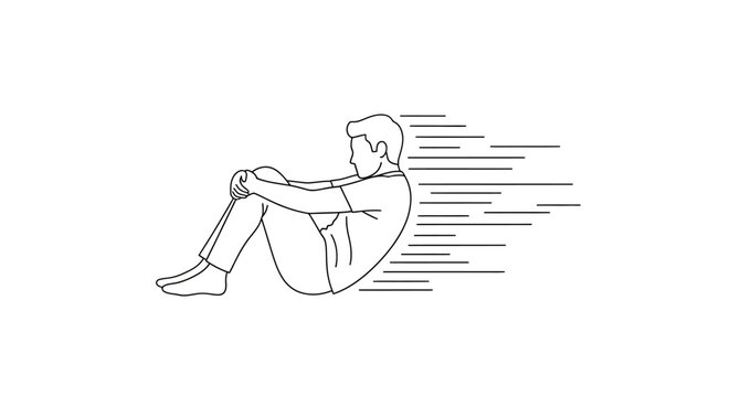 Young Pageboy Sketch Pageboy Illustration Lineart.
