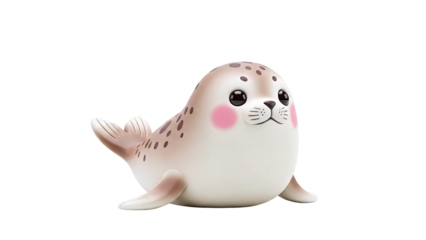Cute 3D Cartoon Seal