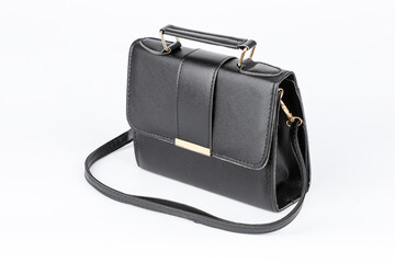 black leather briefcase