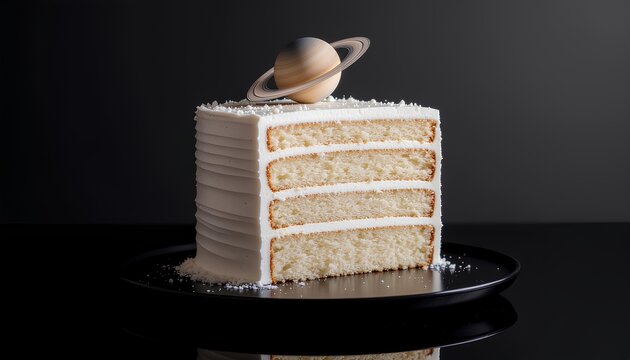 saturnus cake with layers