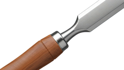 Woodworking Chisel with Wooden Handle