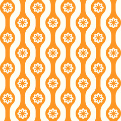 Abstract Floral Vector Seamless Pattern