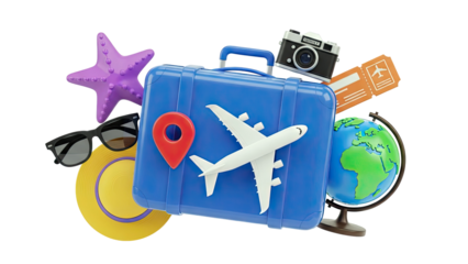 Travel Essentials Montage